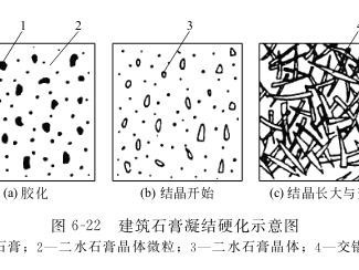 石膏的凝結硬化分析